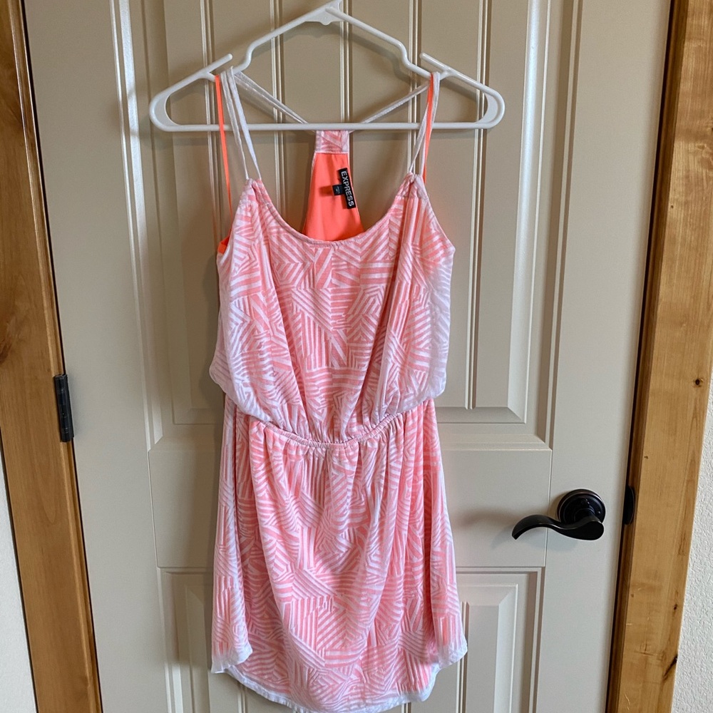 Express strapless dress.  Size small.